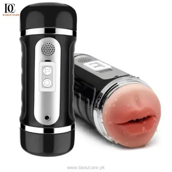 2 In 1 Vibrator Mouth Masturbator Cup