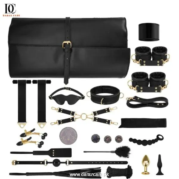 21PCS BDSM Bondage Restraints Set | Black