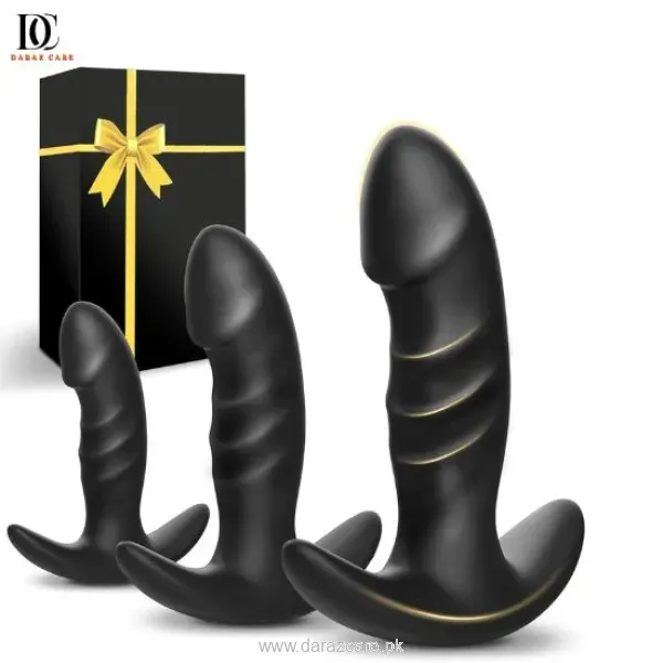 3pcs Anal Butt Plug Sex Toys Training Kit