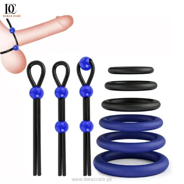 9 PCS Penis Ring Silicone Cock Ring Set