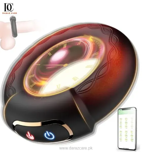 9 Vibrations with Heating Vibrating Cock Ring