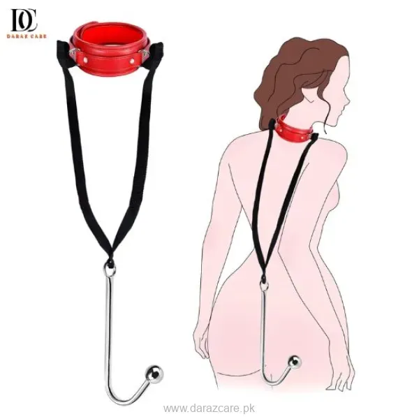 Bondage Restraint Set with Anal Hook & Collar