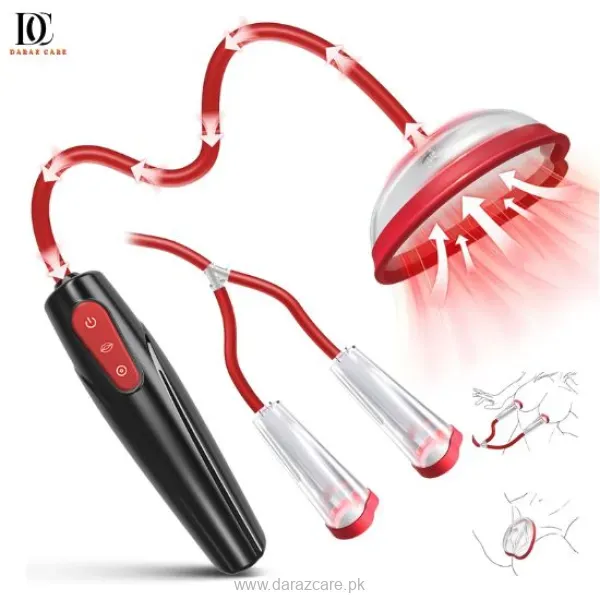 Electric Pussy & Nipple Pump - 7 Modes