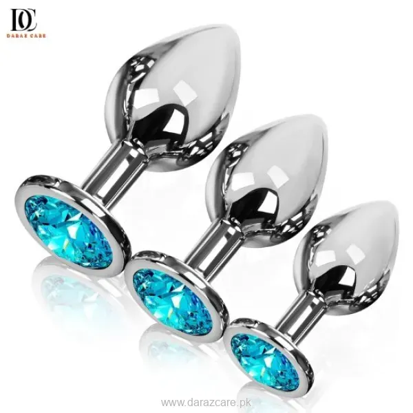 Jewel Anal Plug Beginner 3 PCS Set