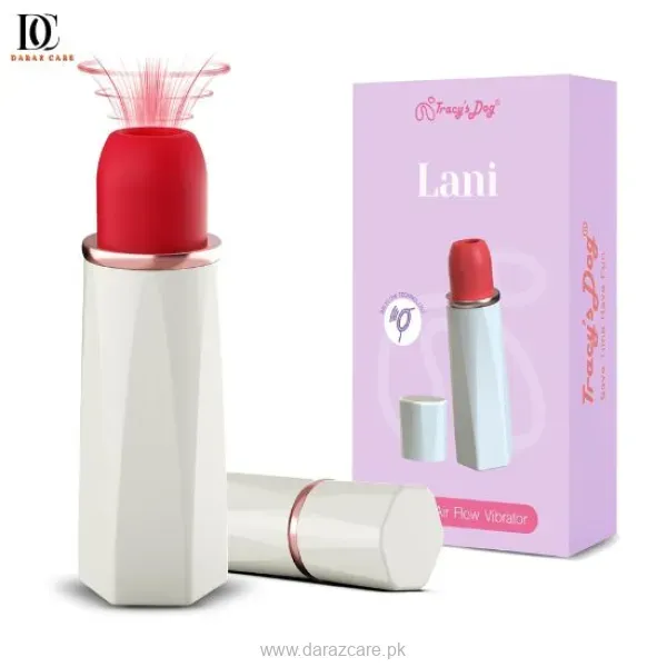 Mini Lipstick Clit Sucker Vibrator - 9 Modes (White)