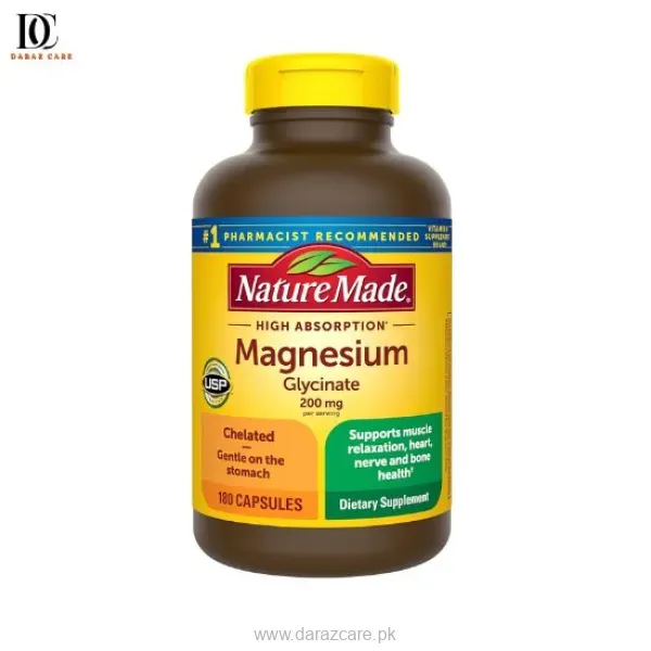 Nature Made Magnesium Glycinate 200 Mg Per Serving