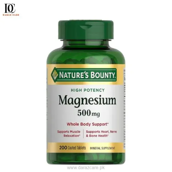 Nature's Bounty Magnesium 500 mg Tablets