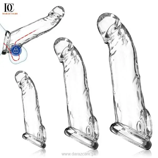 Penis Sleeve with Cock Ring – Added Length & Girth