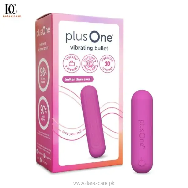 plusOne Waterproof & Rechargeable Vibrating Bullet 