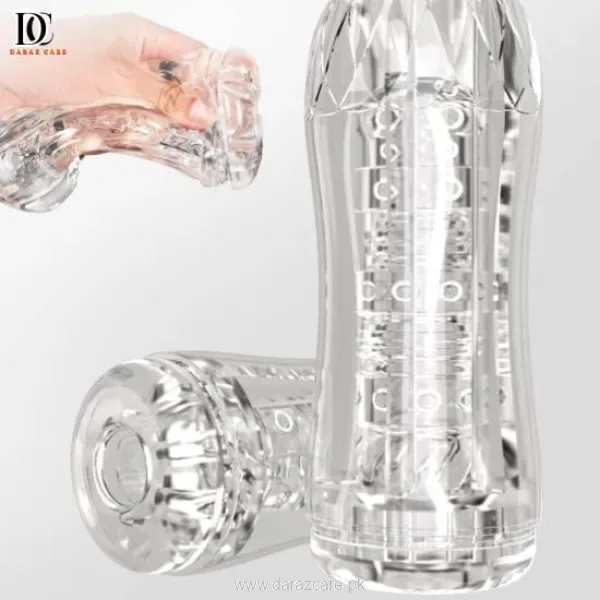 Portable Transparent Pocket Pussy Stroker