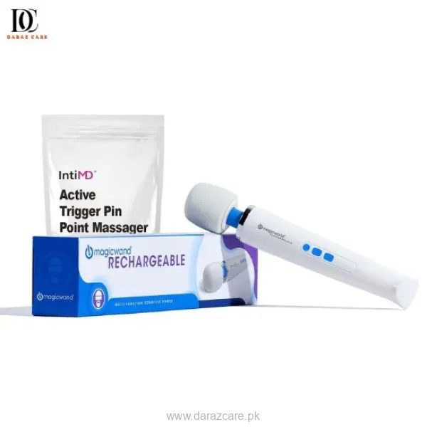 Rechargeable Magic Wand Massager with Free