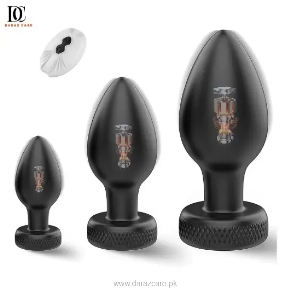 Remote Control Anal Plug Kit 3PCS Vibrating Butt Plugs
