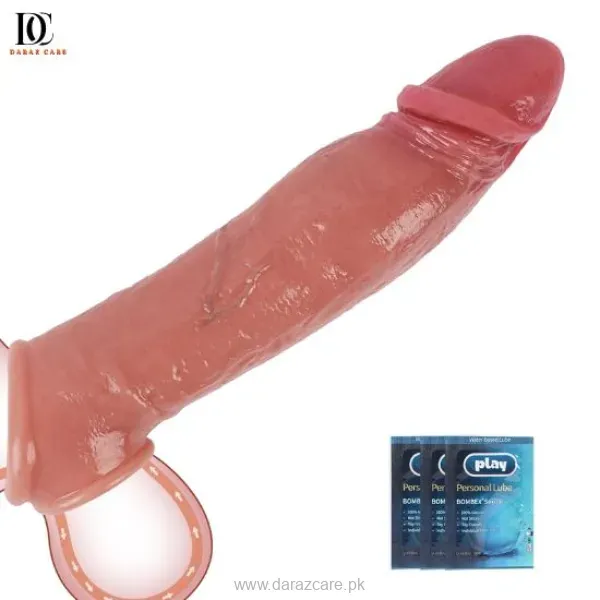 Reusable 8.6'' Silicone Penis Sleeve Extender