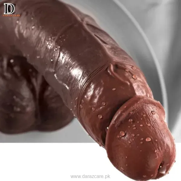 Sex Toy 10 Inch Realistic Big Black Dildo In Pakistan