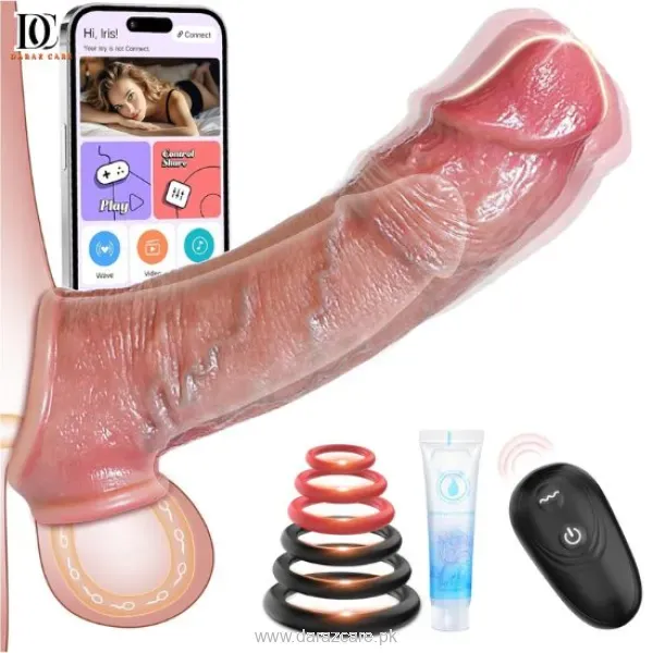 Smart Vibrating Penis Sleeve - 10 Modes