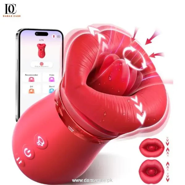Sovokn 5IN1 Mouth Sucking Vibrator Rose Sex Toy