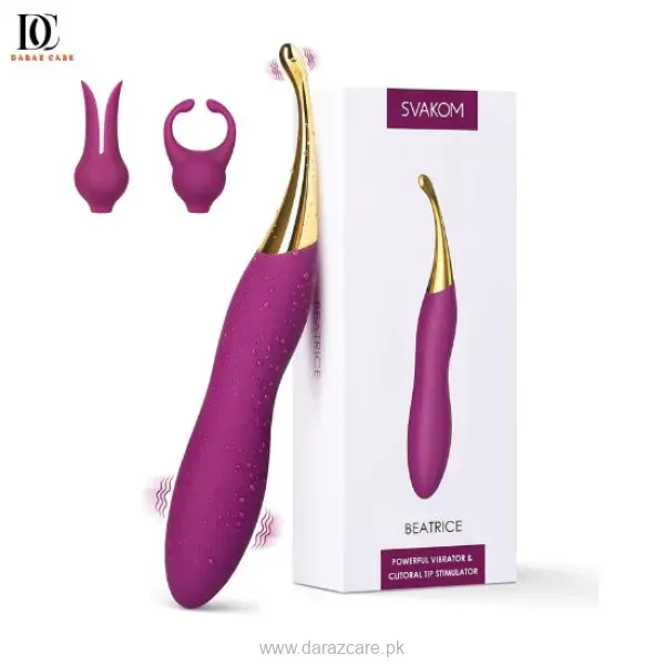SVAKOM Clitoral & G-Spot Vibrator - Dual Silicone Heads