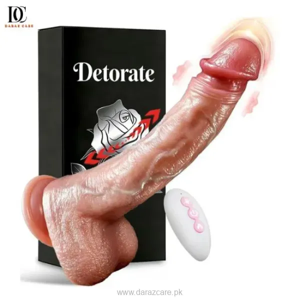 Thrusting Dildo Vibrator with Remote Control